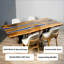 Table de salle à manger en époxy Live Edge