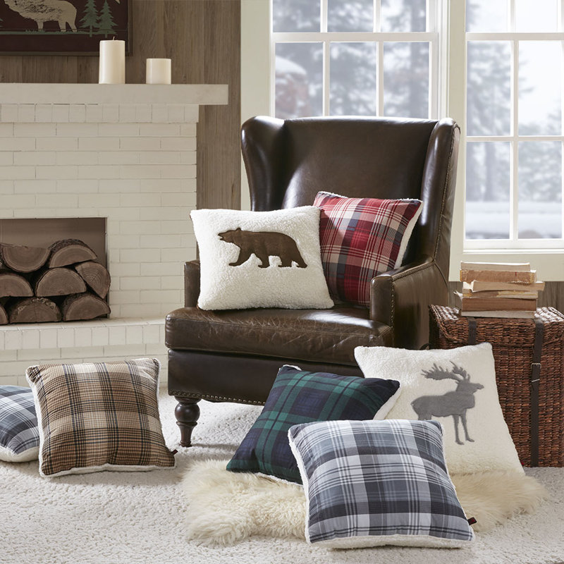 Oreiller carré Woolrich Bear