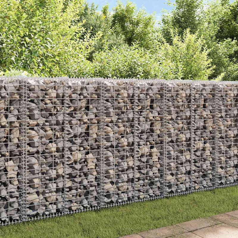 Panier de jardin en pierre galvanisé Gabion, H 7,9 po x l 7,9 po
