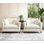 Fauteuil d'appoint surdimensionné de 47 po de large avec siège profond et coussin de taille (ensemble de 2)