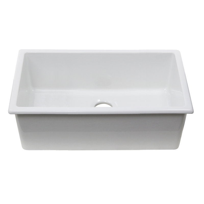 24'' L Single Basin Kitchen Sink, 10" H x 24" L x 18" W