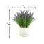 Outdoor UV-Rated Lavender in Fiberstone Pot