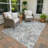 Machine Washable Indoor/Outdoor Raemoore ACN2403 Floral Rug-575893778
