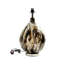 Avrik 79cm Living Room Table Lamp with Glass Base, Bedside Buffet Lamp for Bedroom with Linen Shade-93674534-93674533