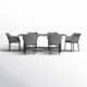 Inaya 79'' Rectangular 6 - Person Outdoor Dining Set with Cushions