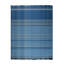 Tapis bleu en laine tissé à plat Benancia-87377972