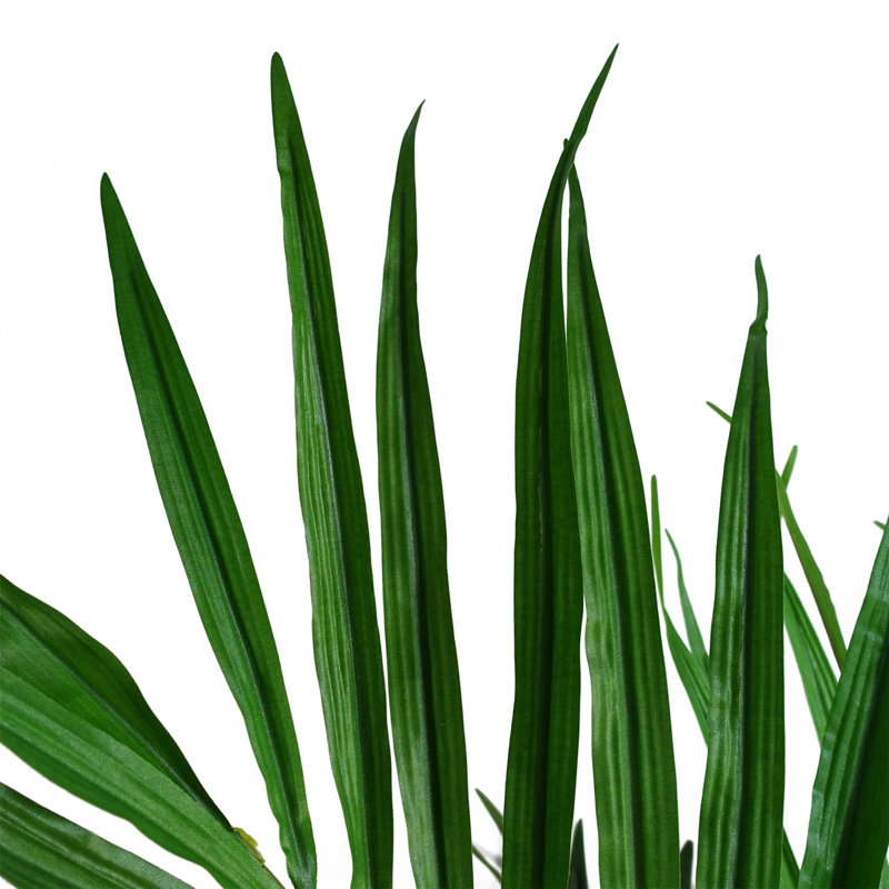 Faux Palm Plant in Pot Liner, 130cm H x 100cm W x 100cm D