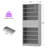 40 Pair Shoe Storage Cabinet, 10-Tier Shoe Rack With Drawers-85565367