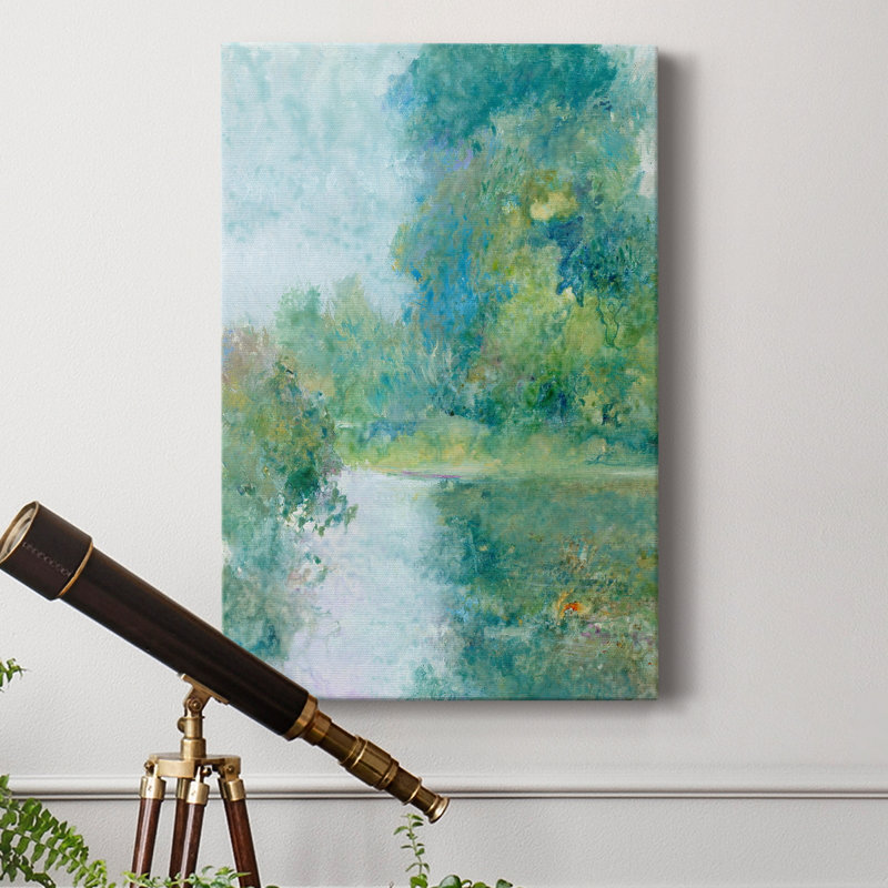 Tranquil Stream II - impression sur toile tendue, H 60 po x l 40 po x P 1 po