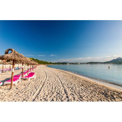 Alcudia Beach 1 Piece Wrapped Canvas Wall Art