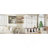 Farmhouse Hall Tree With 4 Hidden Hanging Hooks, Versatile Walnut Seating Bench With 8 Doors, Entryway Shoe Cabinet With Open Compartment For Living Room, White-458386550