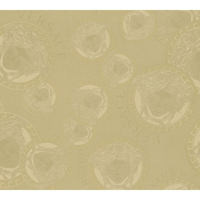 Versace Foil Gilded Age Unpasted Vinyl Wallpaper