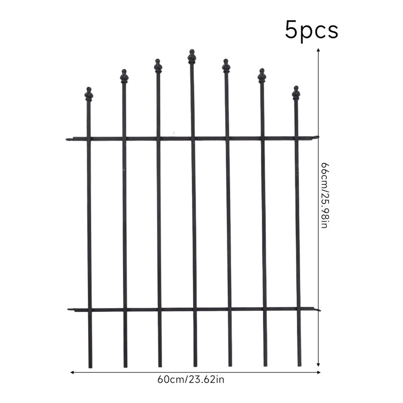 66cm H x 60cm W Metal Fence Panels