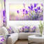 Mauve champ de lavande - impression sur toile tendue-18437062