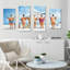 Ensemble de 4 reproductions sur toile, "No Al alcool Beyond This Point II" par Ronald West-63562845