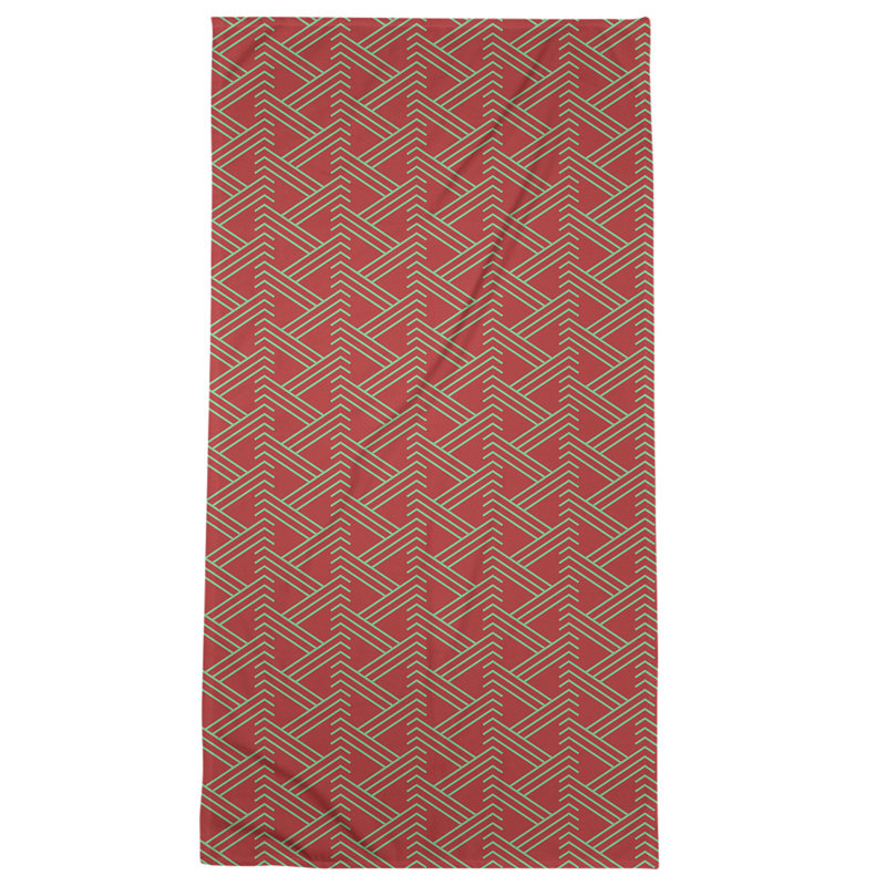 Beach Towel, Red, Poly/Cotton