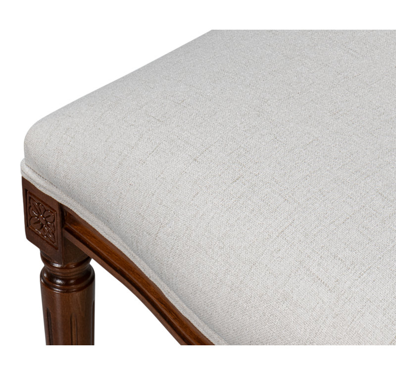 Hugo Upholstered Dining Chair, Brown
