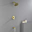 Robinet de baignoire et douche avec valve brute-93706741