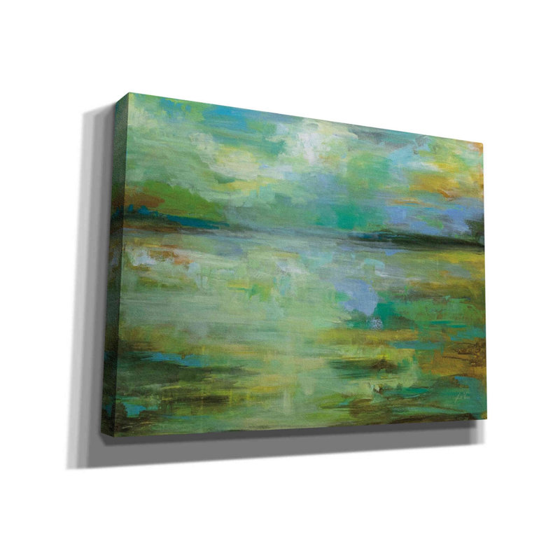 "Calm" par Jeanette Vertentes - reproduction d'art sur toile tendue, H 40 po x l 54 po x P 1,5 po