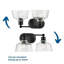 Éclairage pour meuble-lavabo 36 po Leo-2128981043-2086810914