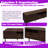 78 Inch Entertainment Console Stand For TVs Up To 85, Soft-Close Doors, Cable Management