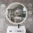 Naliyah Round Frameless Lighted Bathroom/Vanity Mirror-1112296457
