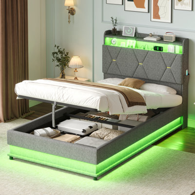 Upholstered Ottoman Bed