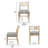 6 - Person Extendable Trestle Dining Set-70677009
