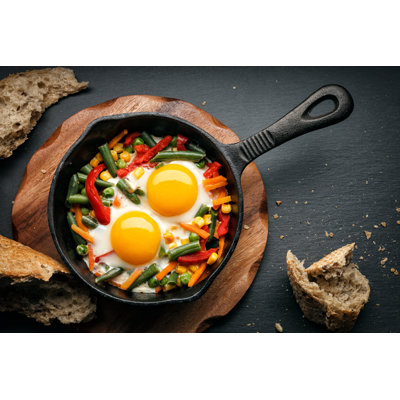 Fried Eggs by Nataly-Nete - Wrapped Canvas Print