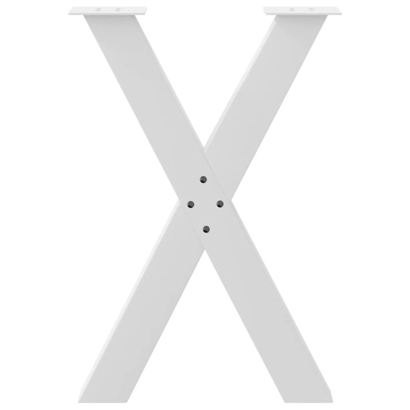 Holldorff Table Leg, 73cm H x 60cm W x 8cm D, White