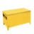 36" Heavy Duty Steel Jobsite Truck Bed Tool Box - Waterproof Lockable Storage Chest with Side Handles (36x15x15, Yellow, No Drawers)-1760277454
