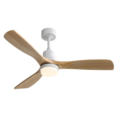 132CM Ceiling Fan with LED Light and Remote Control