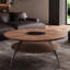 Table basse de luxe moderne en noyer
