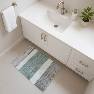 Premium Machine Washable Marasco AMF1624 Stripes Rug