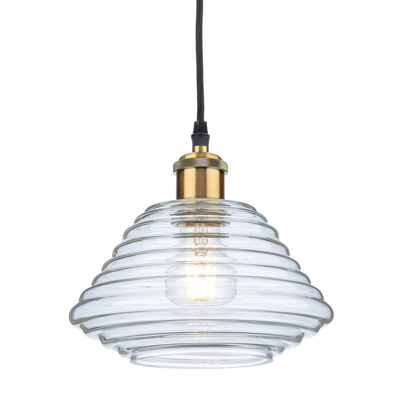 1 - Light Brown Jar Pendant