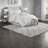 Elegant Tufted Bedding Sets, Polyester, Sophisticated White Design For Home