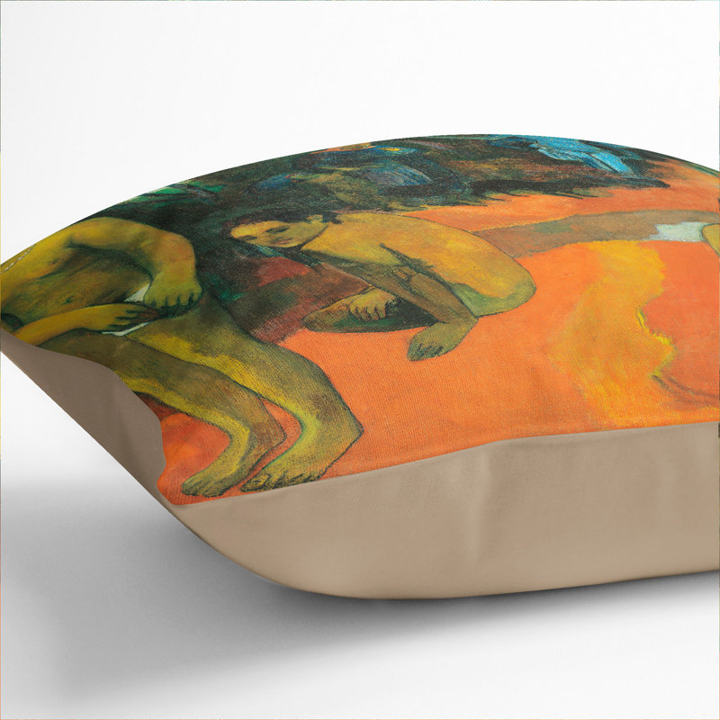 Square Cushion, Stone, 40cm H x 40cm W x 15cm D