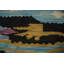 Tapis turc coloré en laine Kilim 6 x 9