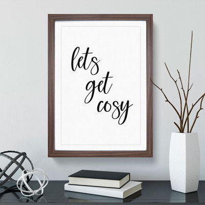 Lets Get Cosy - Framed Print