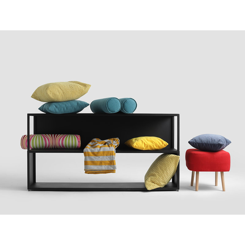 Hyller 75cm H x 150cm W Steel Geometric Bookcase