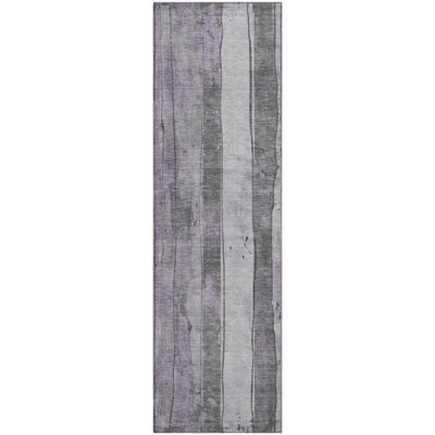 Premium Machine Washable Medena AMF1874 Stripes Rug