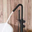 Robinet de baignoire thermostatique autoportant à double fonction en acier inoxydable 316 avec douche à main-122595897