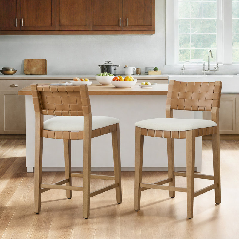Solid Wood Counter Stool, 2
