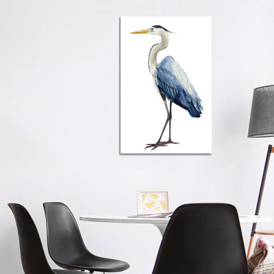 Seabird Heron I 1 Piece Wrapped Canvas Painting