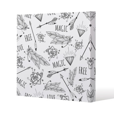 No Title by Andrew Lee - Wrapped Canvas Print