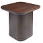 Table de bout carrée en bois massif Hunter