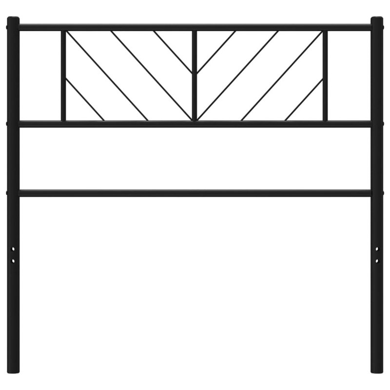 Montiara Headboard, Black, 90 x 105 cm