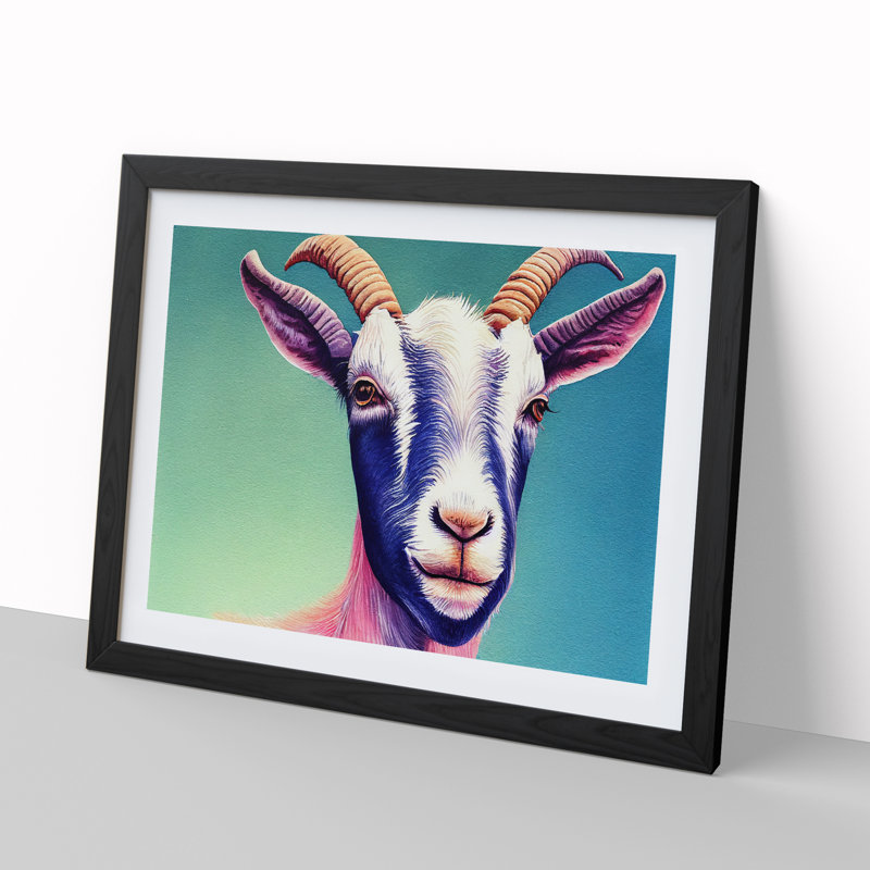 Goat in Colour Vol.1 - Framed Print