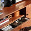 Japanese style retro solid wood TV cabinet-106234344