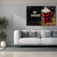 Art mural sur toile Winston Porter «Hot Chocolate Red Cup Black» par Momart-145350670